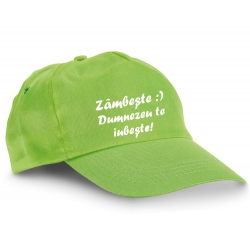 Sapca light green - Zambeste, Dumnezeu te iubeste! 